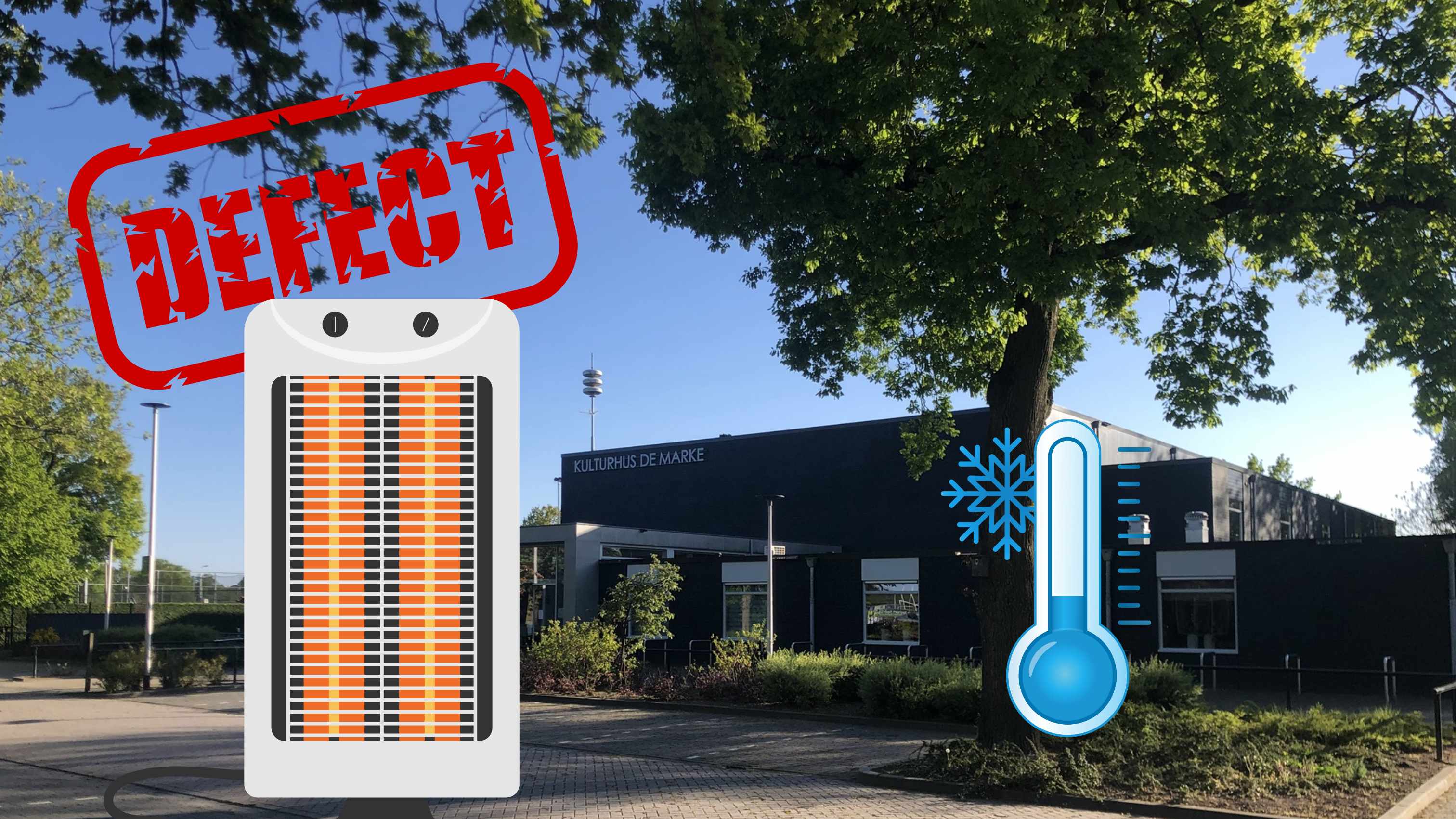VERWARMING SPORTHAL DEFECT – OP ZOEK NAAR TIJDELIJKE OPLOSSING TER OVERBRUGGING NAAR MFA